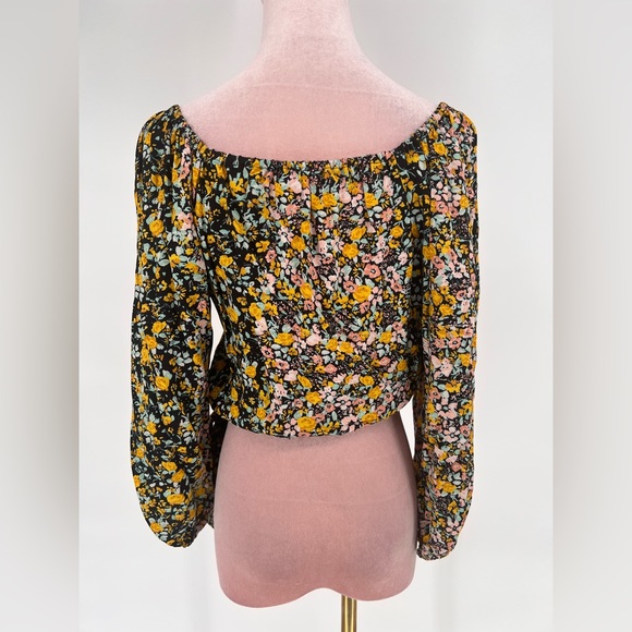 NWT BCBGeneration Floral Blouse - Picture 10 of 16